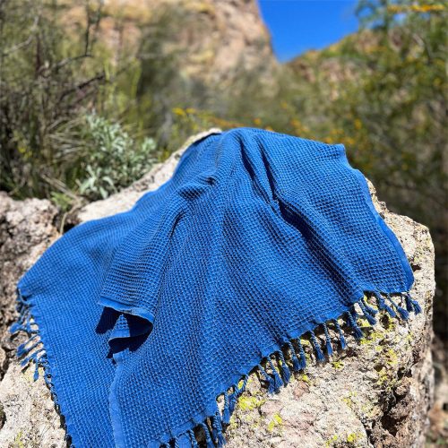 Turkish Towel | New Indigo Waffle