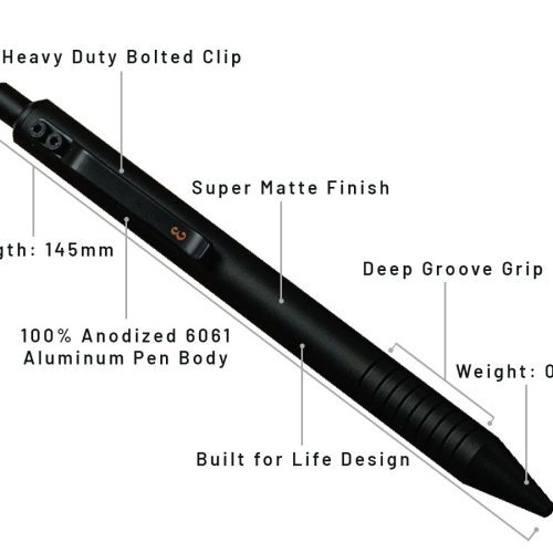 super matte black grafton pen 002