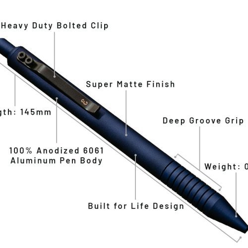 super matte midnight grafton pen 003